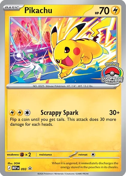 Pikachu 「MEP 093」「EN」