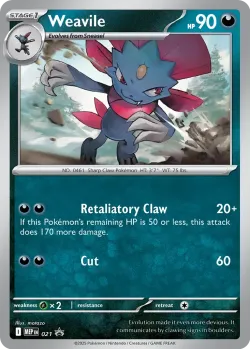 Weavile #021 · Pokémon