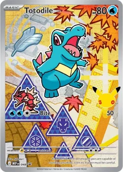 Totodile 「MEP 048」「EN」