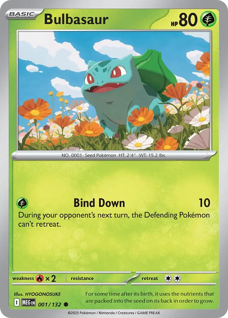 Bulbasaur 「MEG 001/132」「EN」