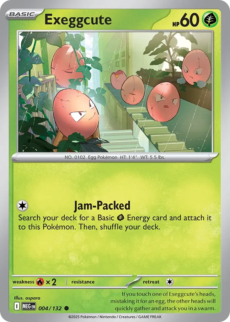 Exeggcute 「MEG 004/132」「EN」