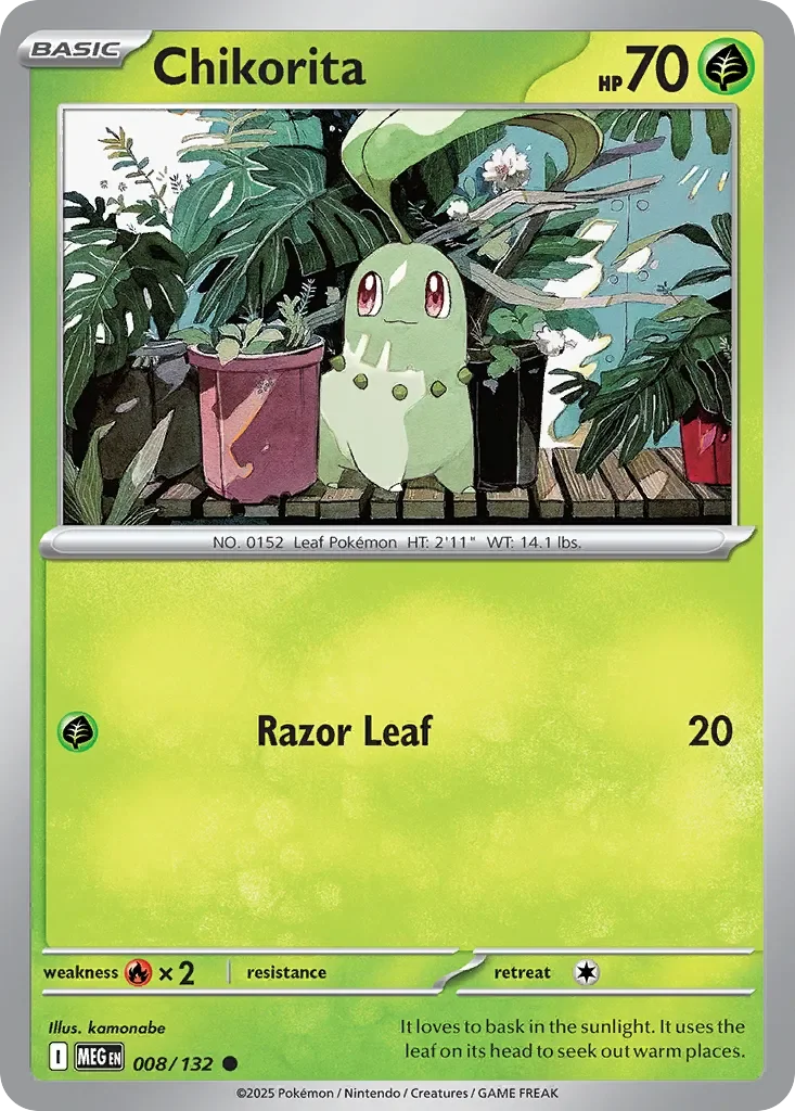 Chikorita 「MEG 008/132」「EN」