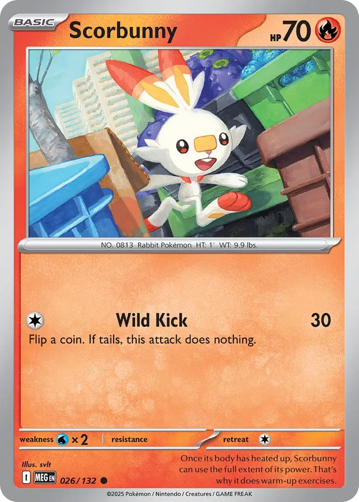 Scorbunny 「MEG 026/132」「EN」