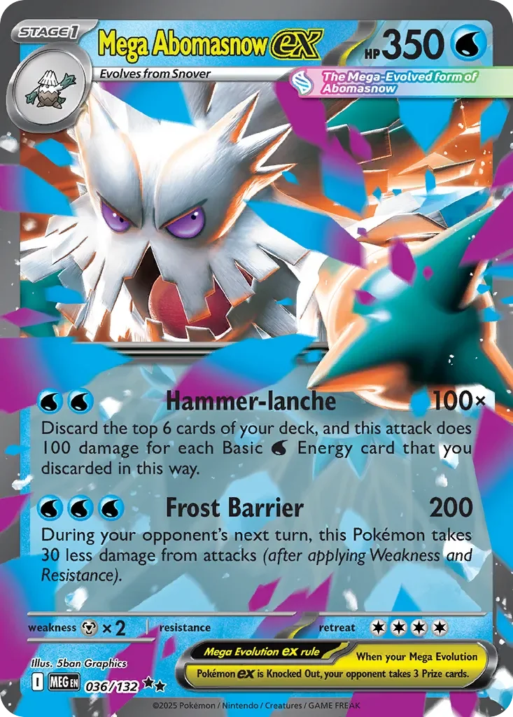 Mega Abomasnow ex 「MEG 036/132」「EN」