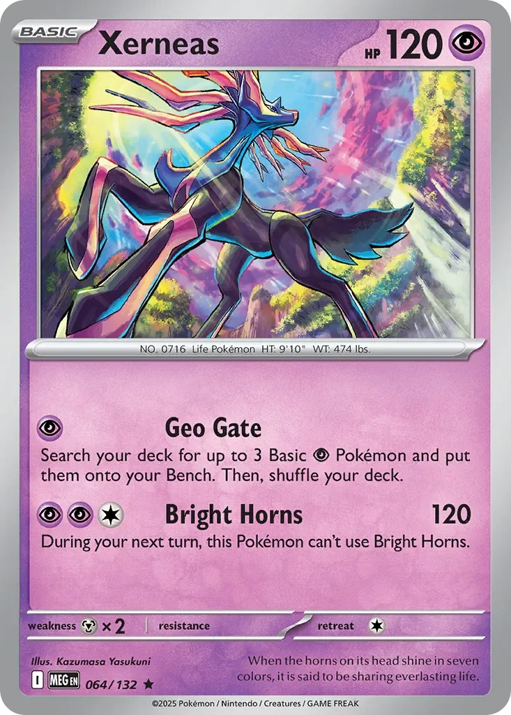 Xerneas 「MEG 064/132」「EN」
