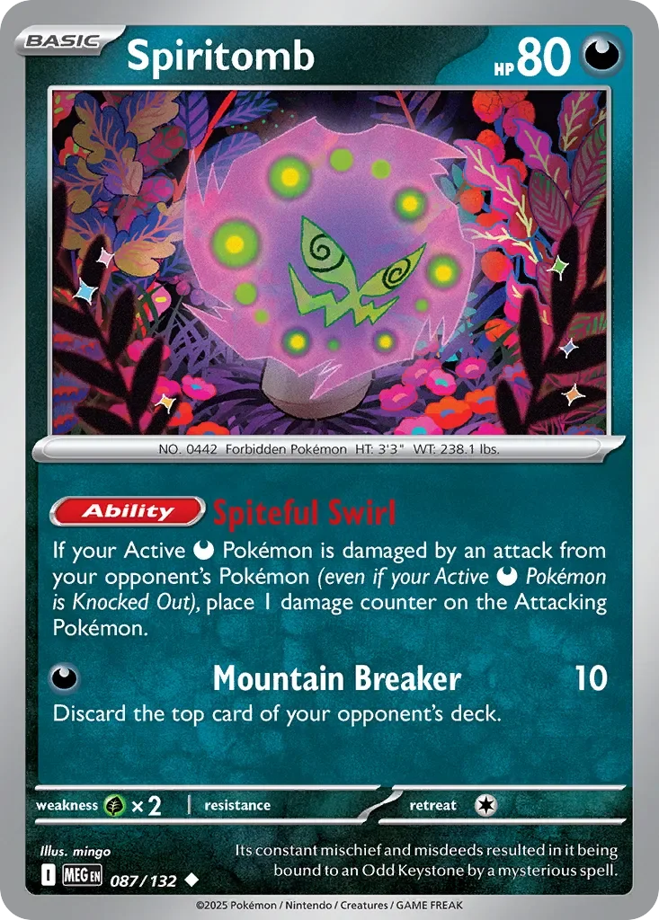 Spiritomb 「MEG 087/132」「EN」