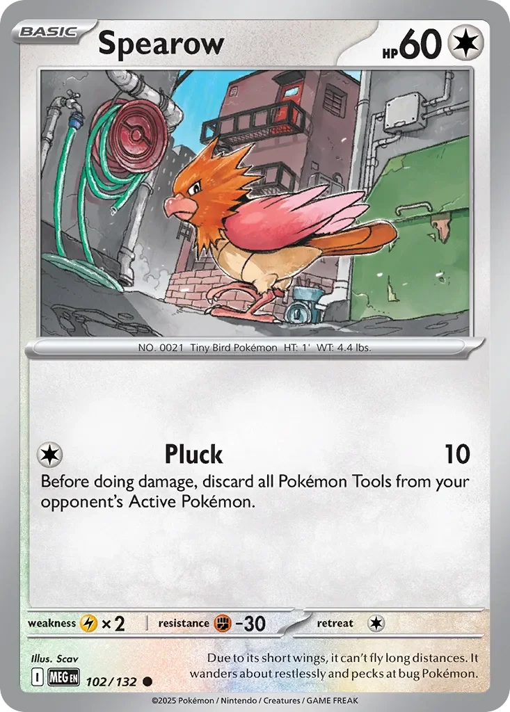 Spearow 「MEG 102/132」「EN」