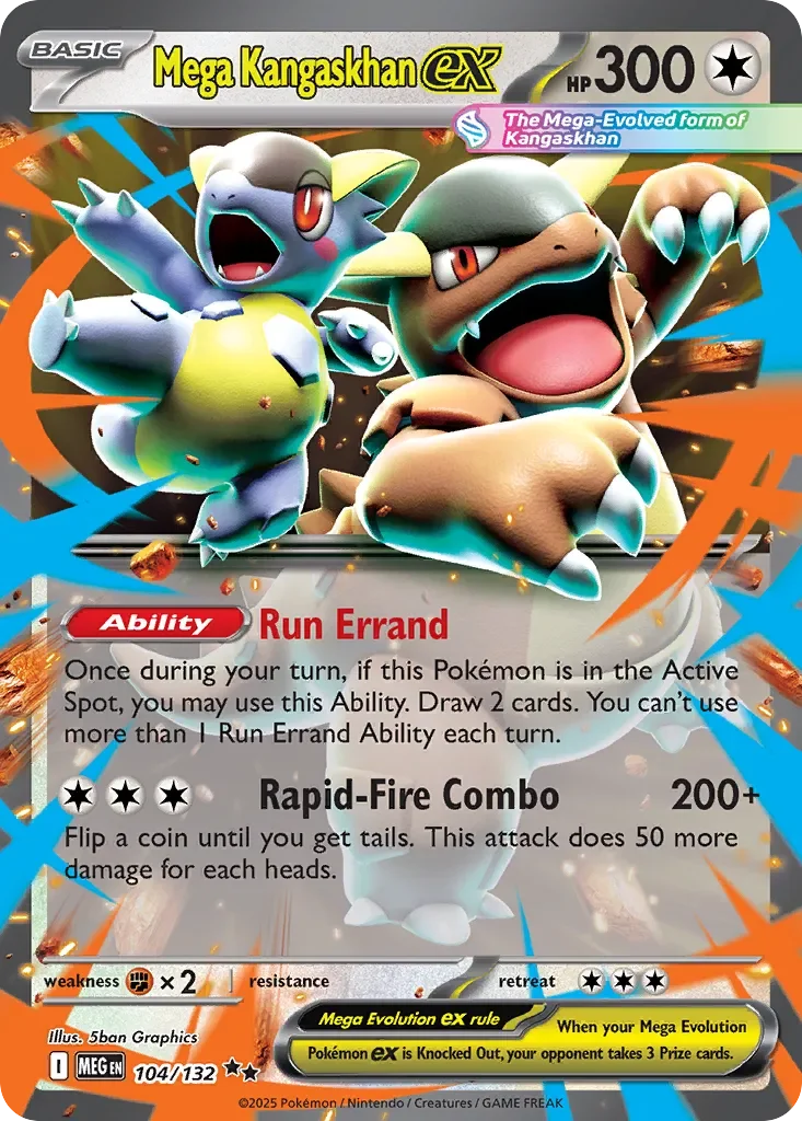 Mega Kangaskhan ex 「MEG 104/132」「EN」