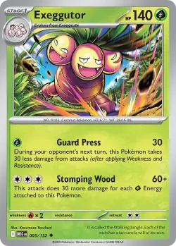 Exeggutor #005/132 · Pokémon