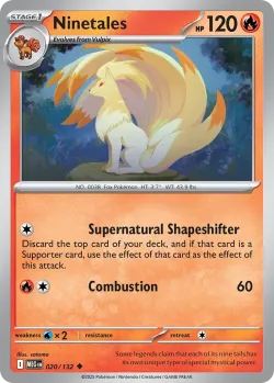 Ninetales #020/132 · Pokémon