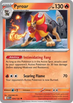 Pyroar #024/132 · Pokémon