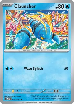 Clauncher #037/132 · Pokémon