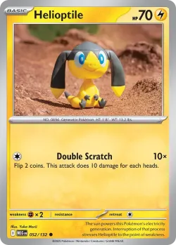 Helioptile #052/132 · Pokémon