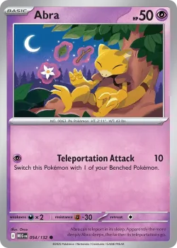 Abra #054/132 · Pokémon