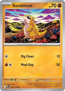 Sandshrew #068/132 · Pokémon