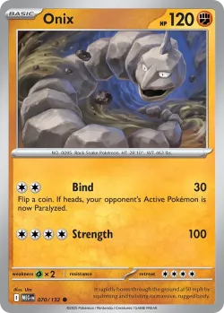 Onix #070/132 · Pokémon