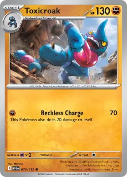 Toxicroak #079/132 · Pokémon