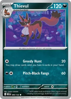 Thievul #090/132 · Pokémon