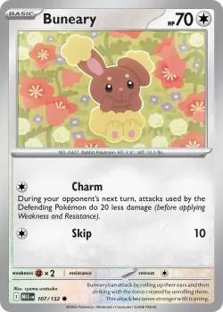 Buneary #107/132 · Pokémon