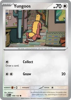 Yungoos #109/132 · Pokémon