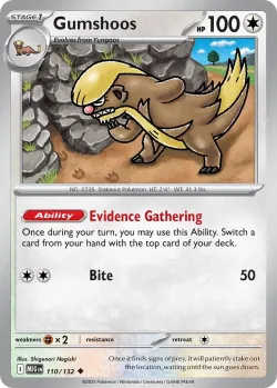 Gumshoos #110/132 · Pokémon