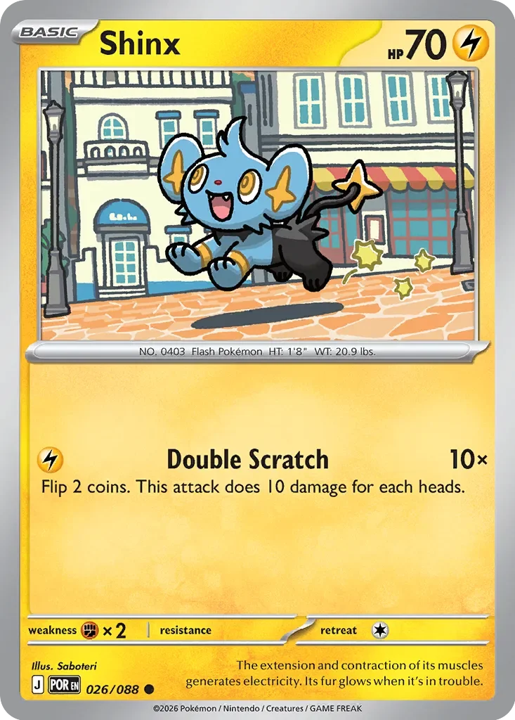 Shinx 「POR 026/088」「EN」