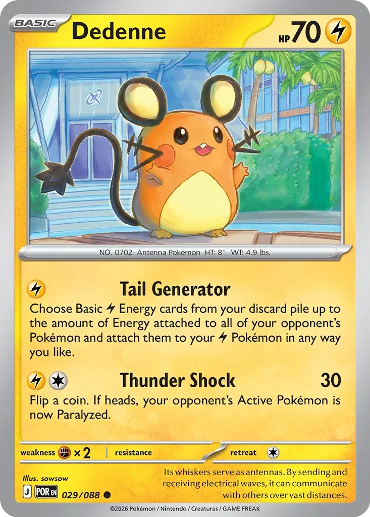 Dedenne 「POR 029/088」「EN」