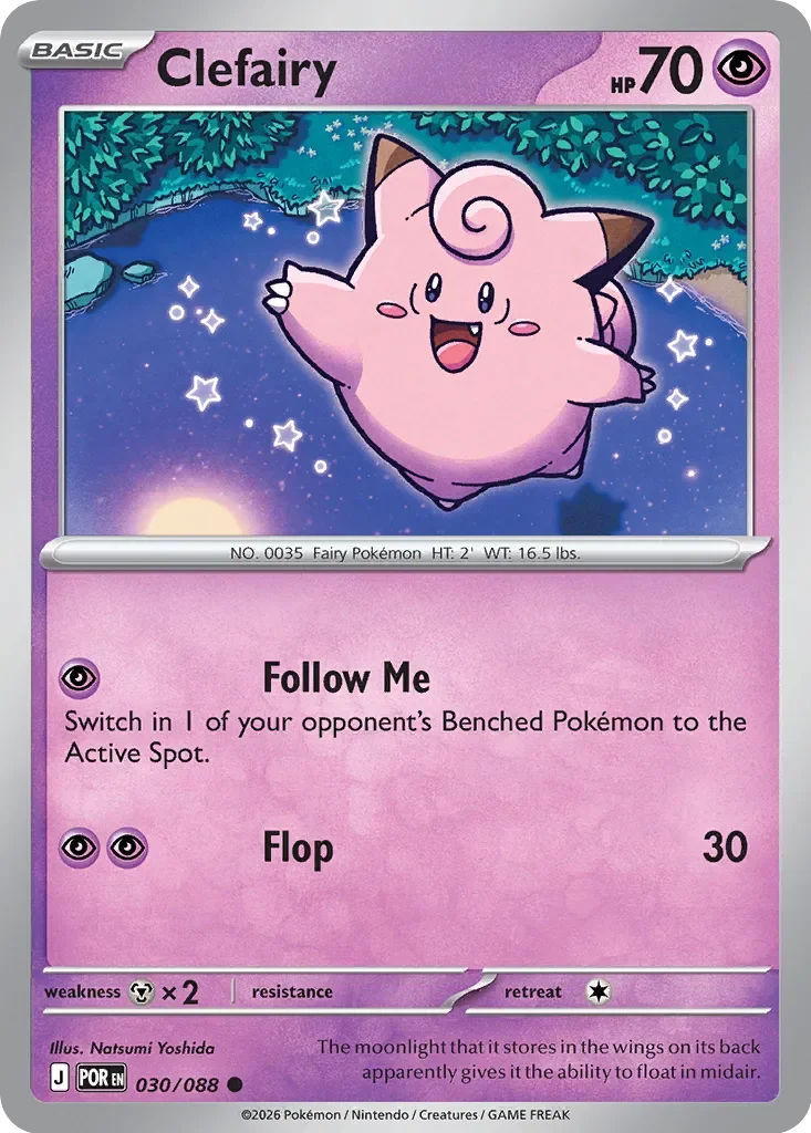 Clefairy 「POR 030/088」「EN」