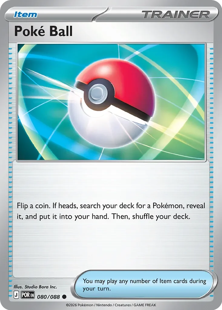 Poké Ball 「POR 080/088」「EN」