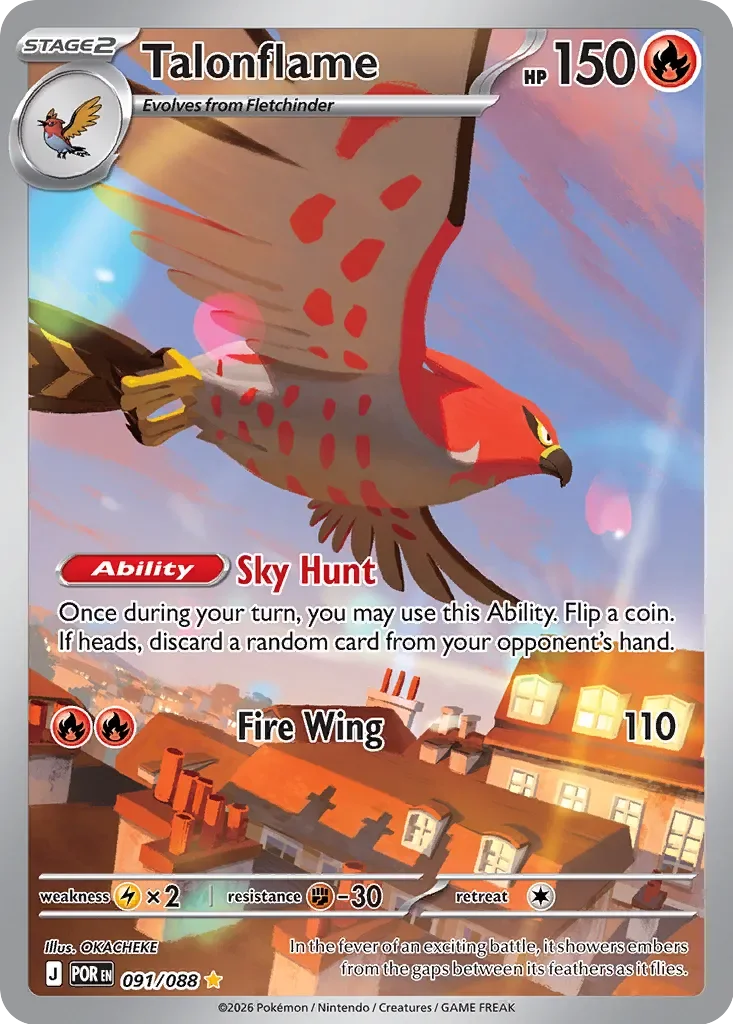 Talonflame 「POR 091/088」「EN」
