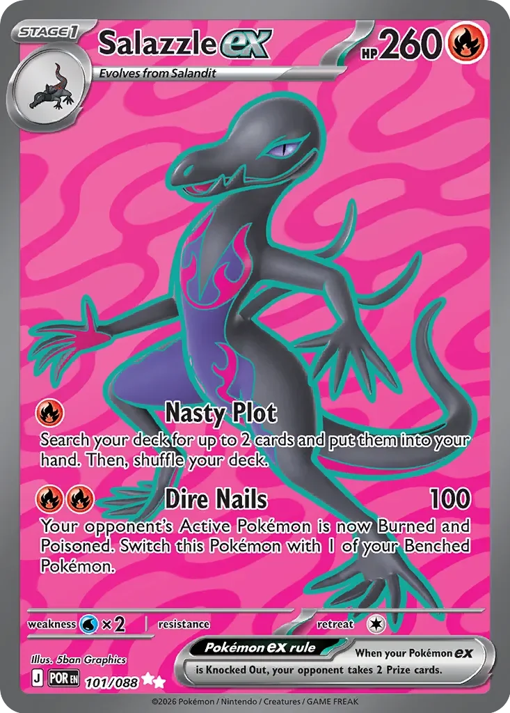 Salazzle ex 「POR 101/088」「EN」