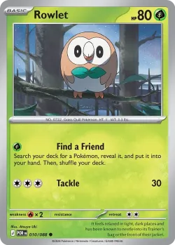Rowlet #010/088 · Pokémon