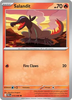 Salandit #015/088 · Pokémon