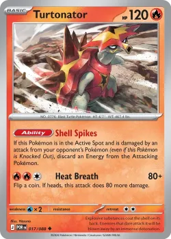 Turtonator #017/088 · Pokémon
