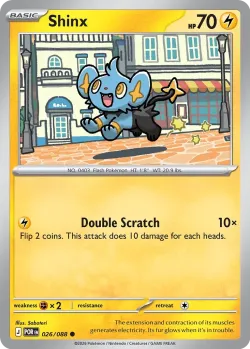 Shinx #026/088 · Pokémon