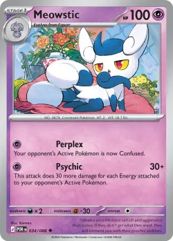 Meowstic #034/088 · Pokémon