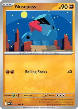 Nosepass #037/088 · Pokémon