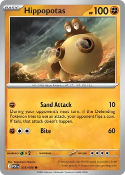 Hippopotas #039/088 · Pokémon