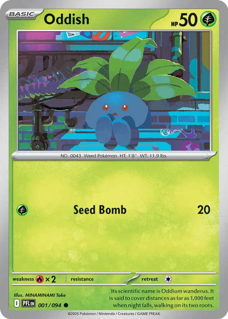 Oddish 「PFL 001/094」「EN」