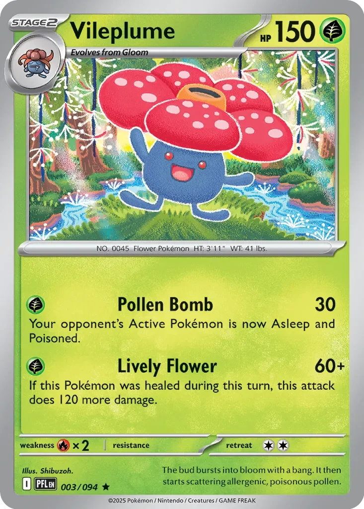 Vileplume 「PFL 003/094」「EN」