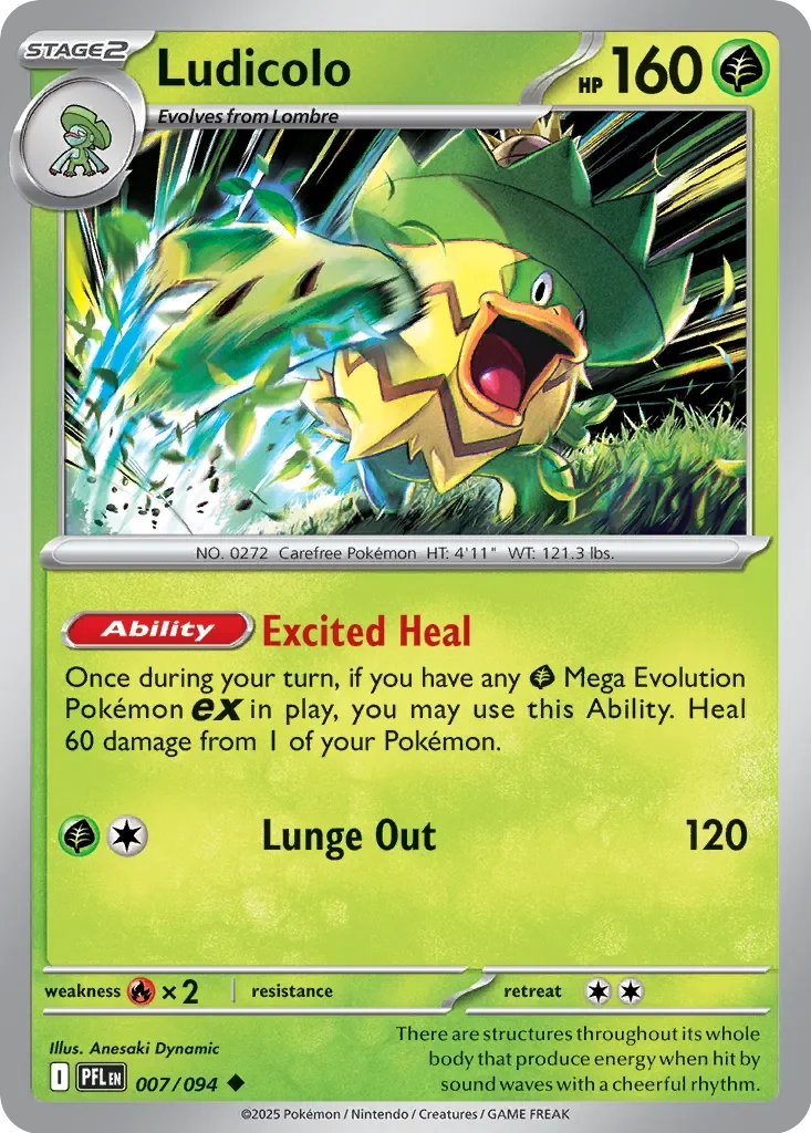 Ludicolo 「PFL 007/094」「EN」