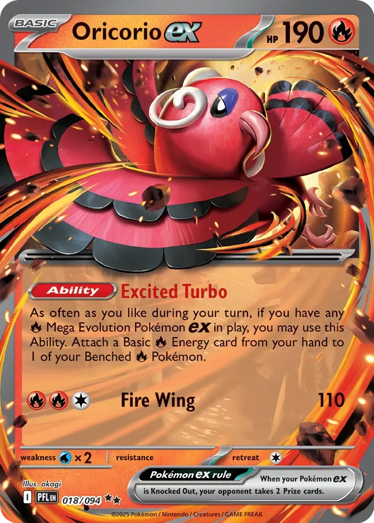 Oricorio ex 「PFL 018/094」「EN」