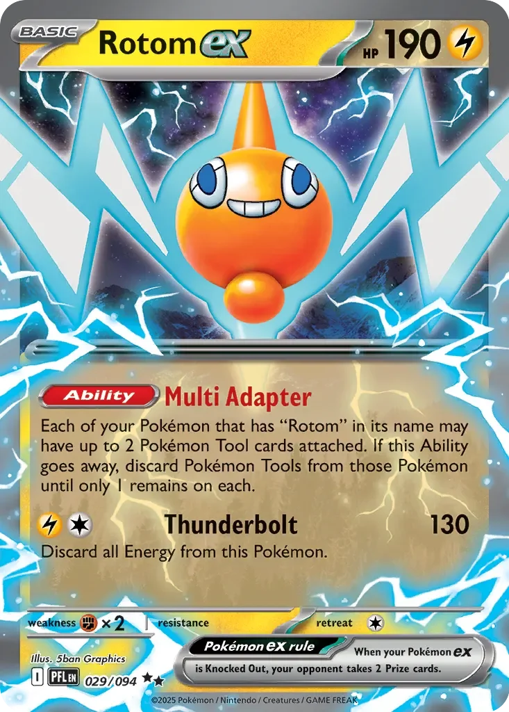 Rotom ex 「PFL 029/094」「EN」
