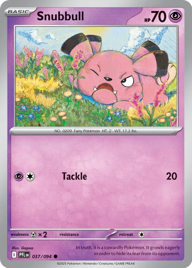 Snubbull 「PFL 037/094」「EN」