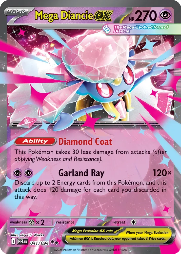 Mega Diancie ex 「PFL 041/094」「EN」