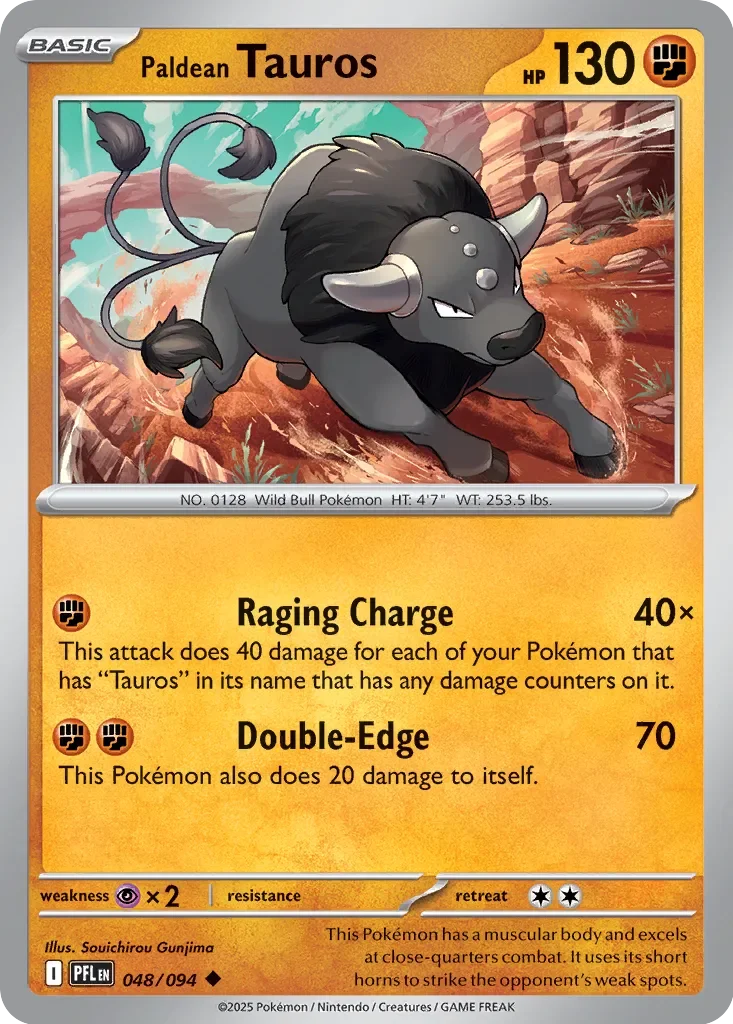 Paldean Tauros 「PFL 048/094」「EN」