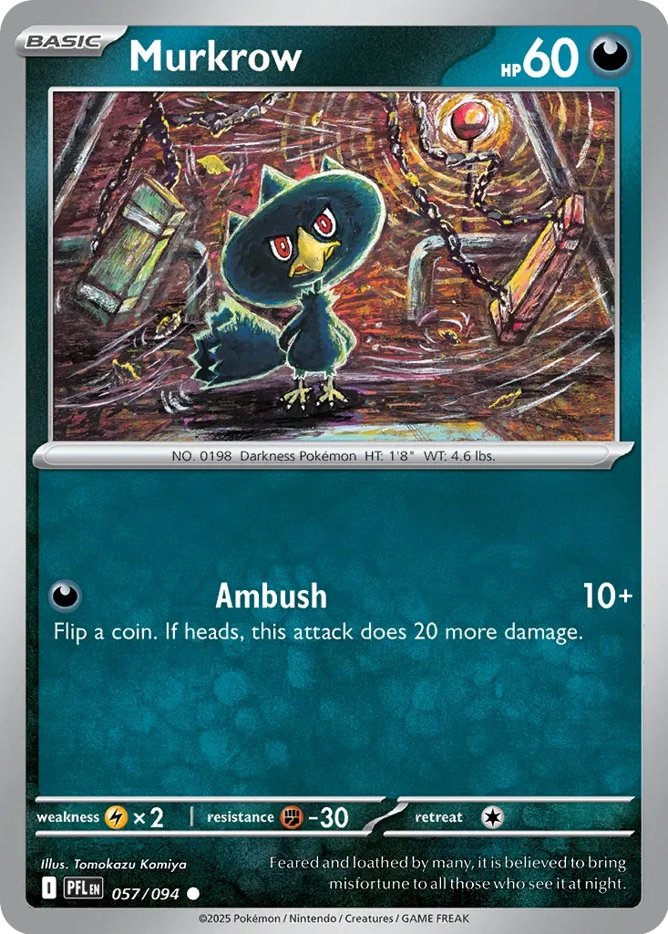 Murkrow 「PFL 057/094」「EN」