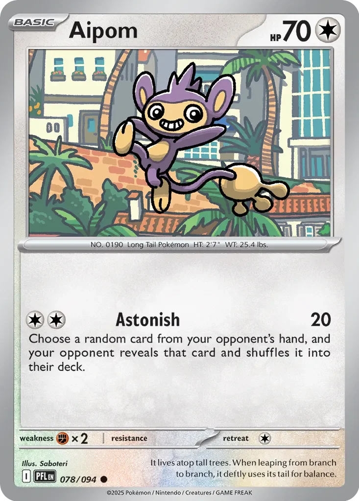 Aipom 「PFL 078/094」「EN」
