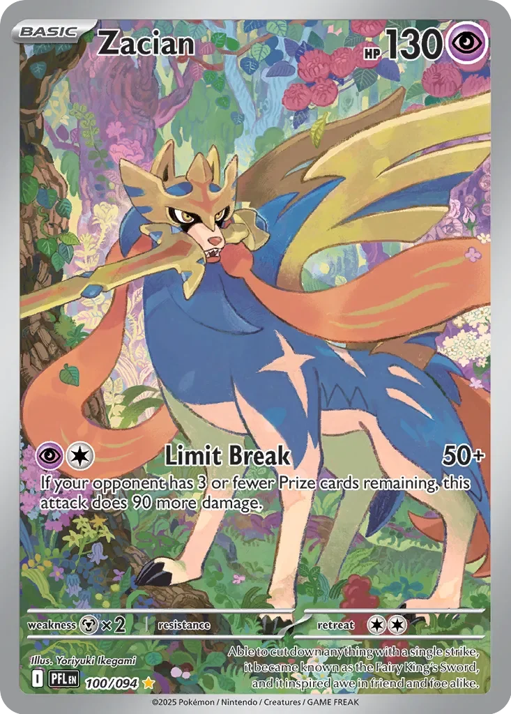 Zacian 「PFL 100/094」「EN」