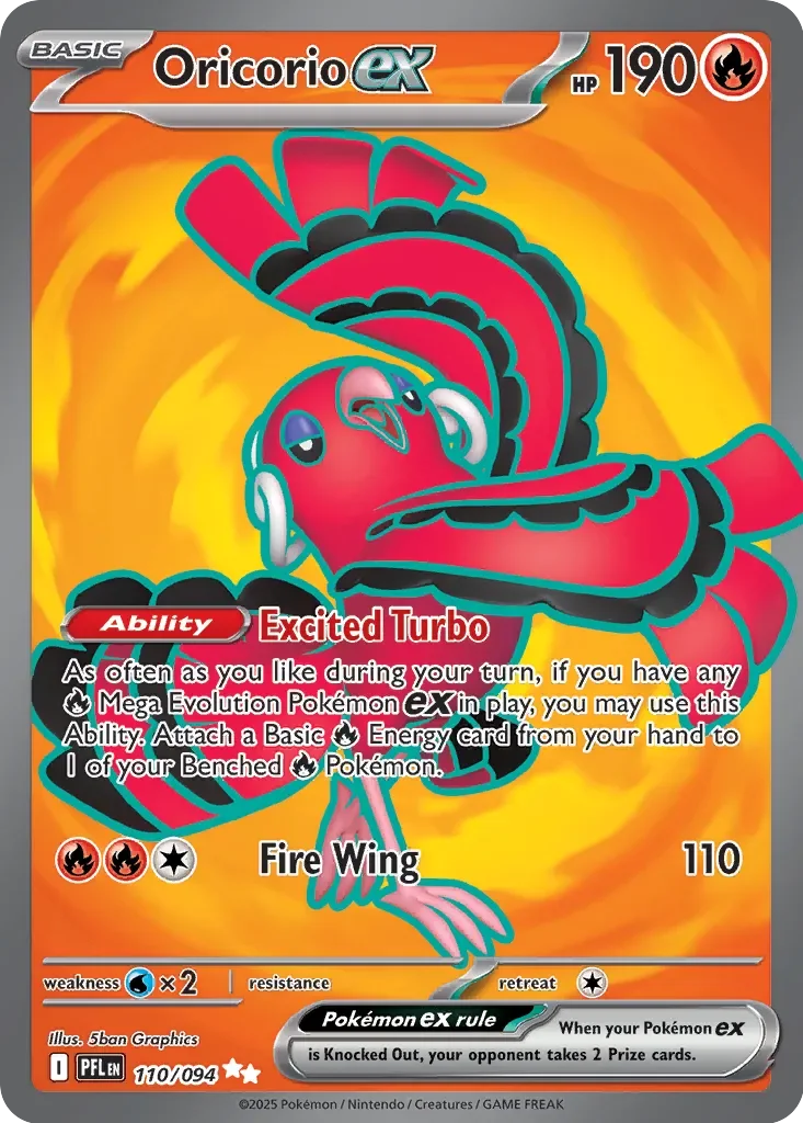 Oricorio ex 「PFL 110/094」「EN」